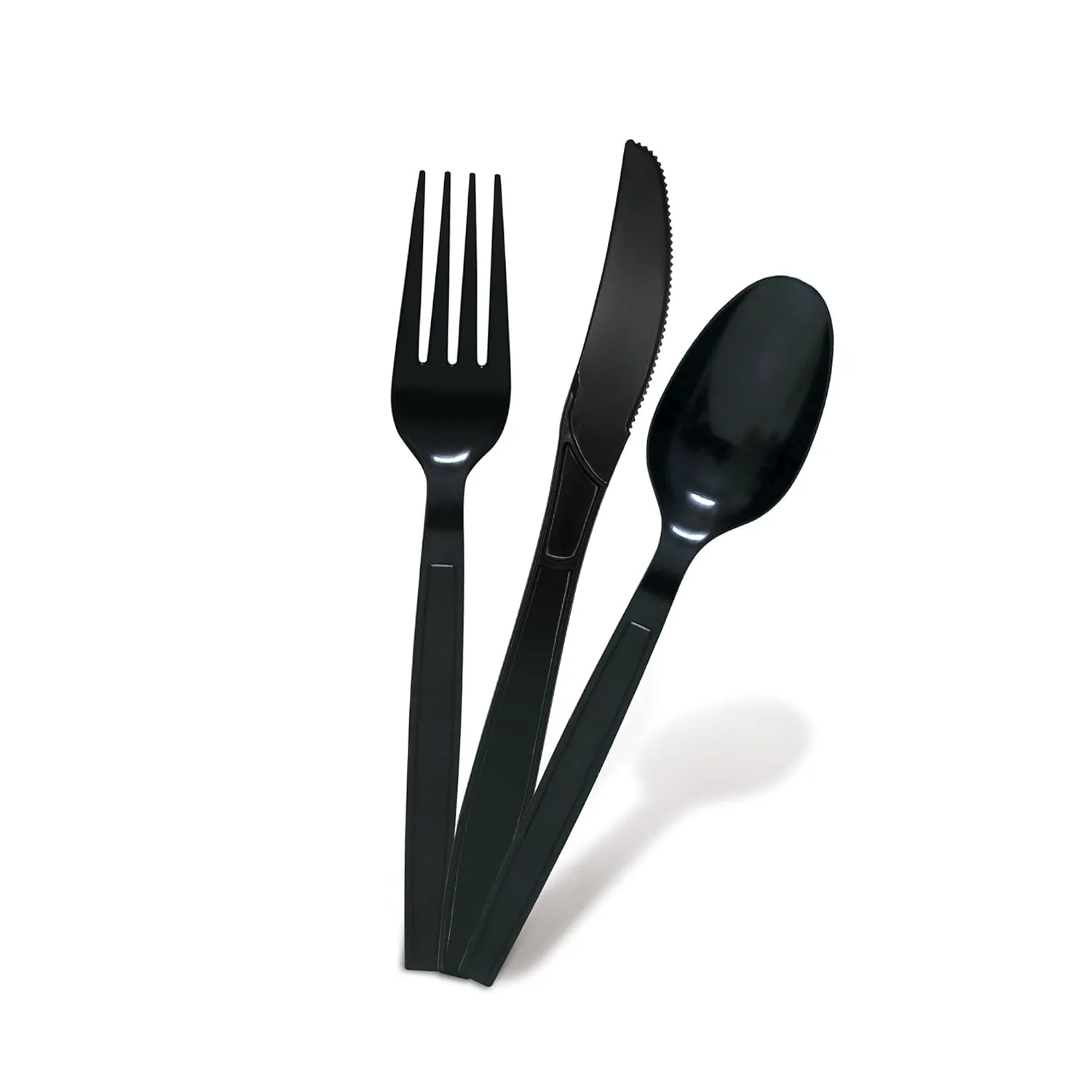 black disposable cutlery 2
