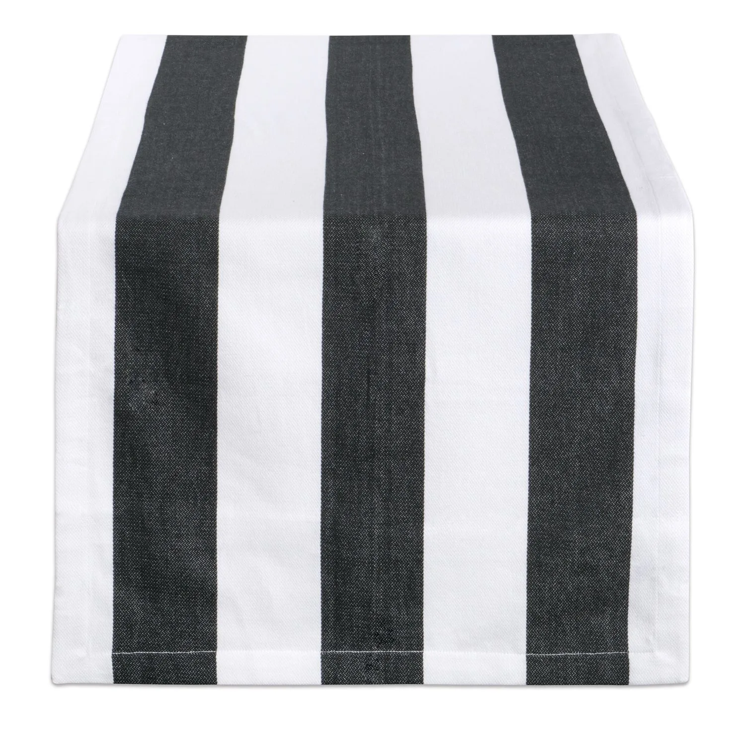black white table runner 1