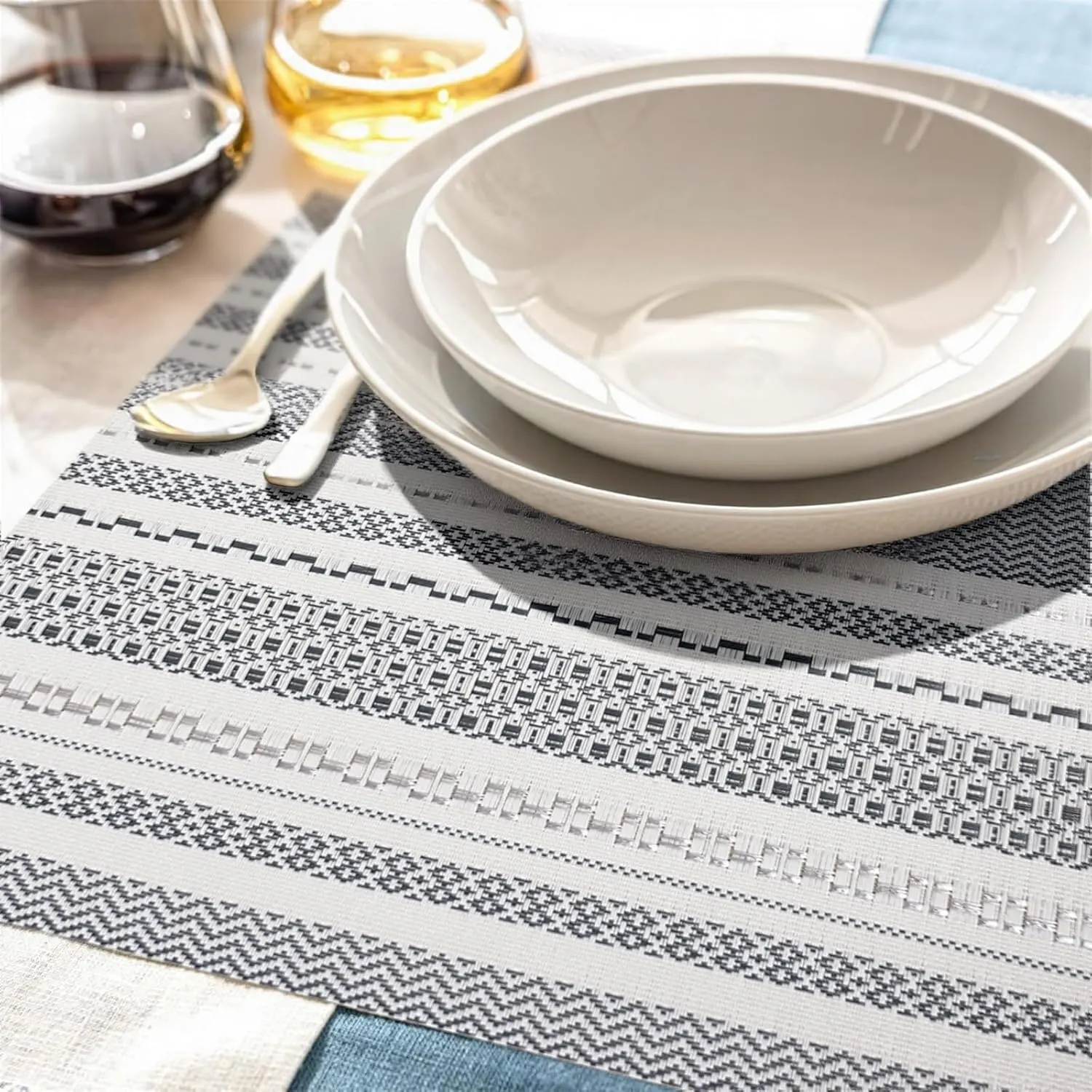 boho vinyl placemats 2