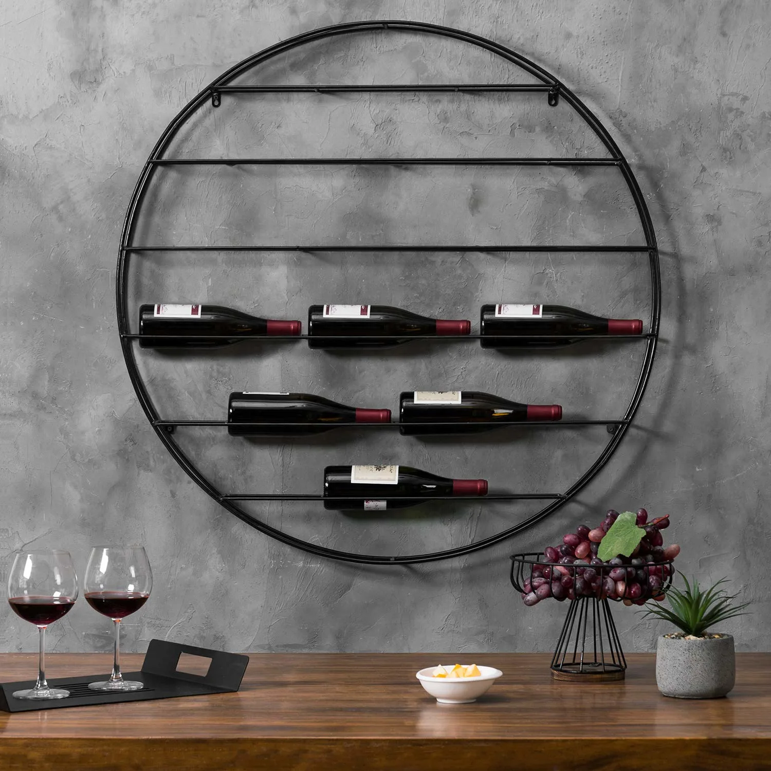 bottle wall wine rack 2