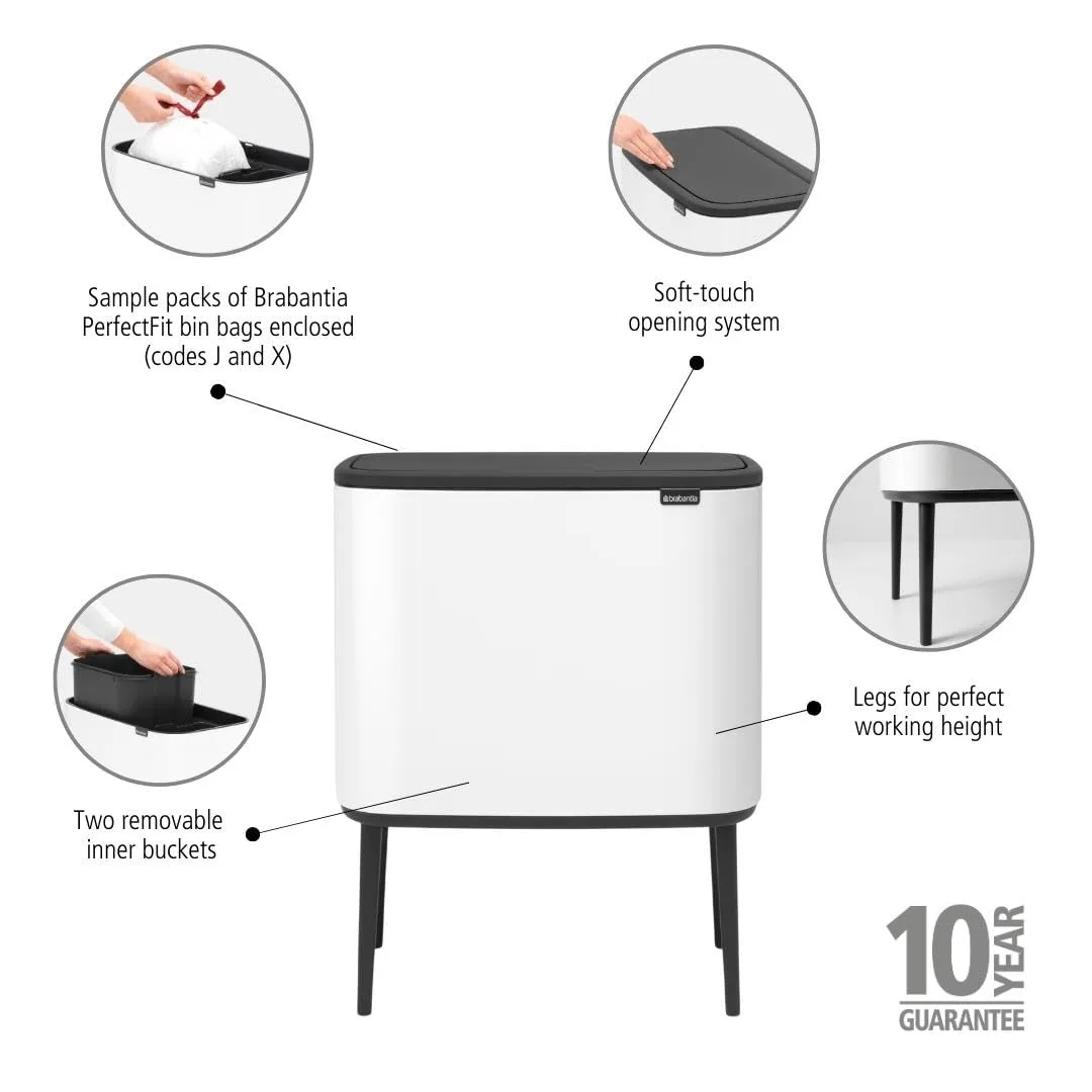brabantia bo white trash can 2