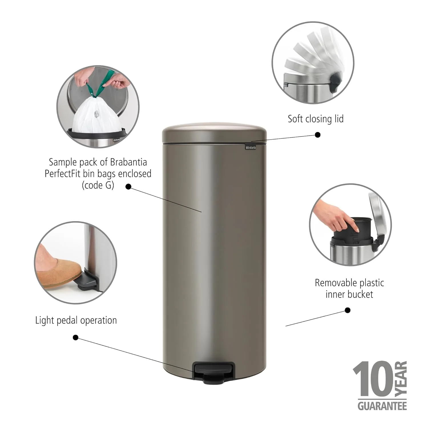 brabantia pedal bin 2