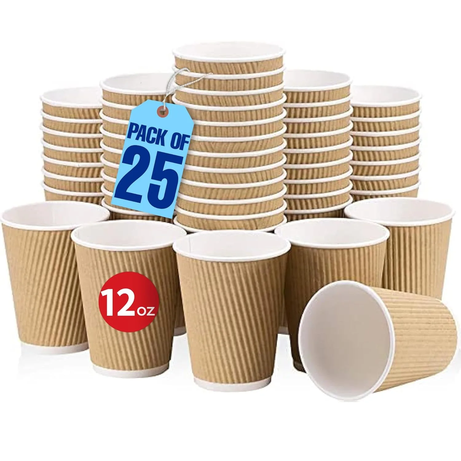 brown ripple coffee cups 1