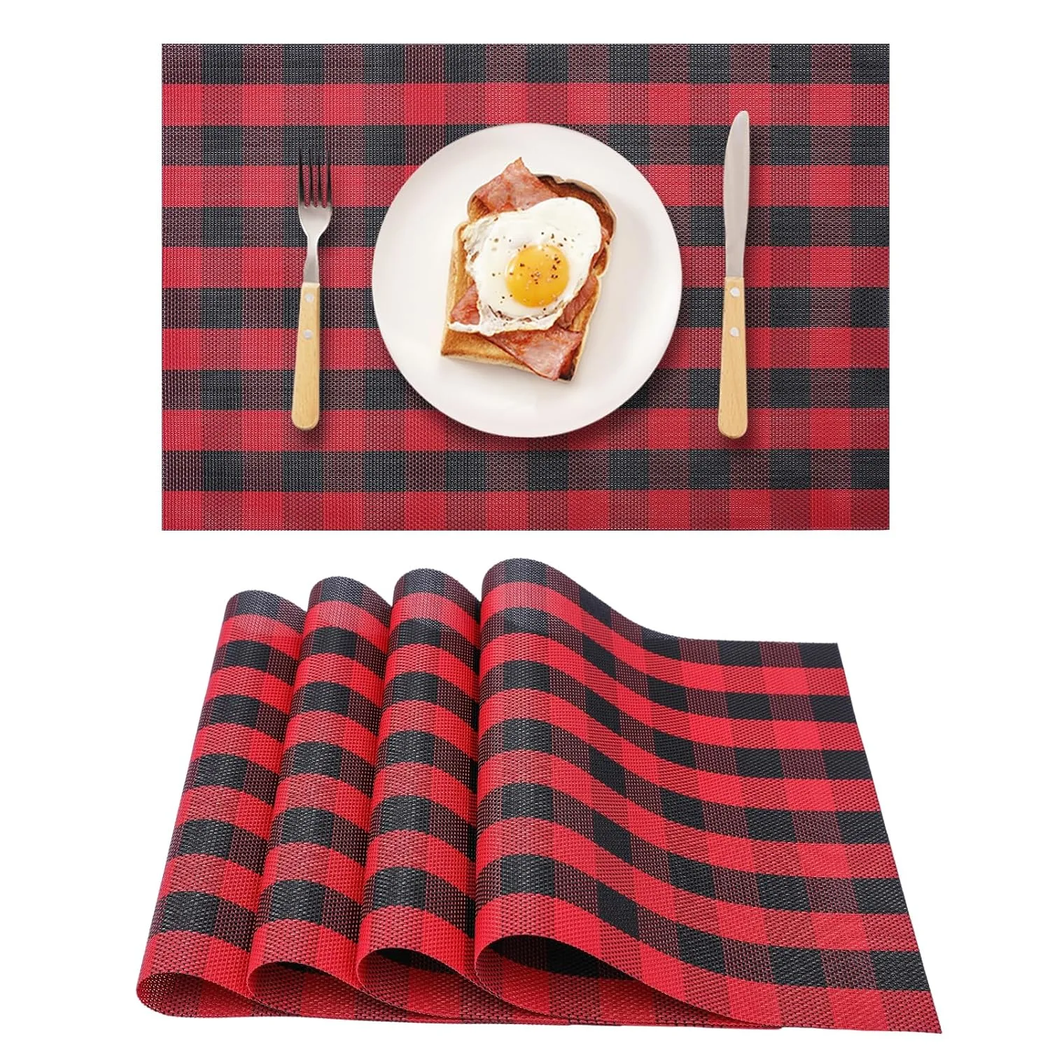 buffalo check placemats 1