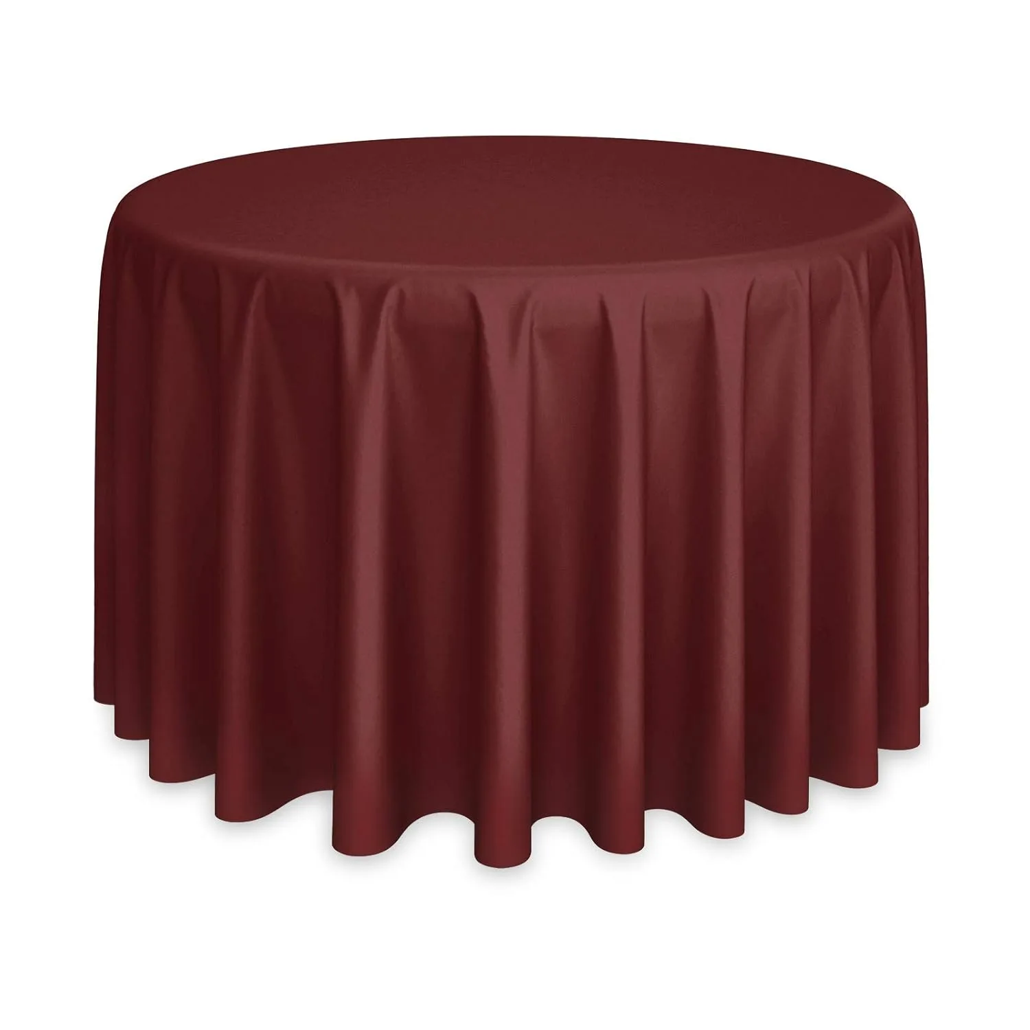 burgundy tablecloth wedding 1