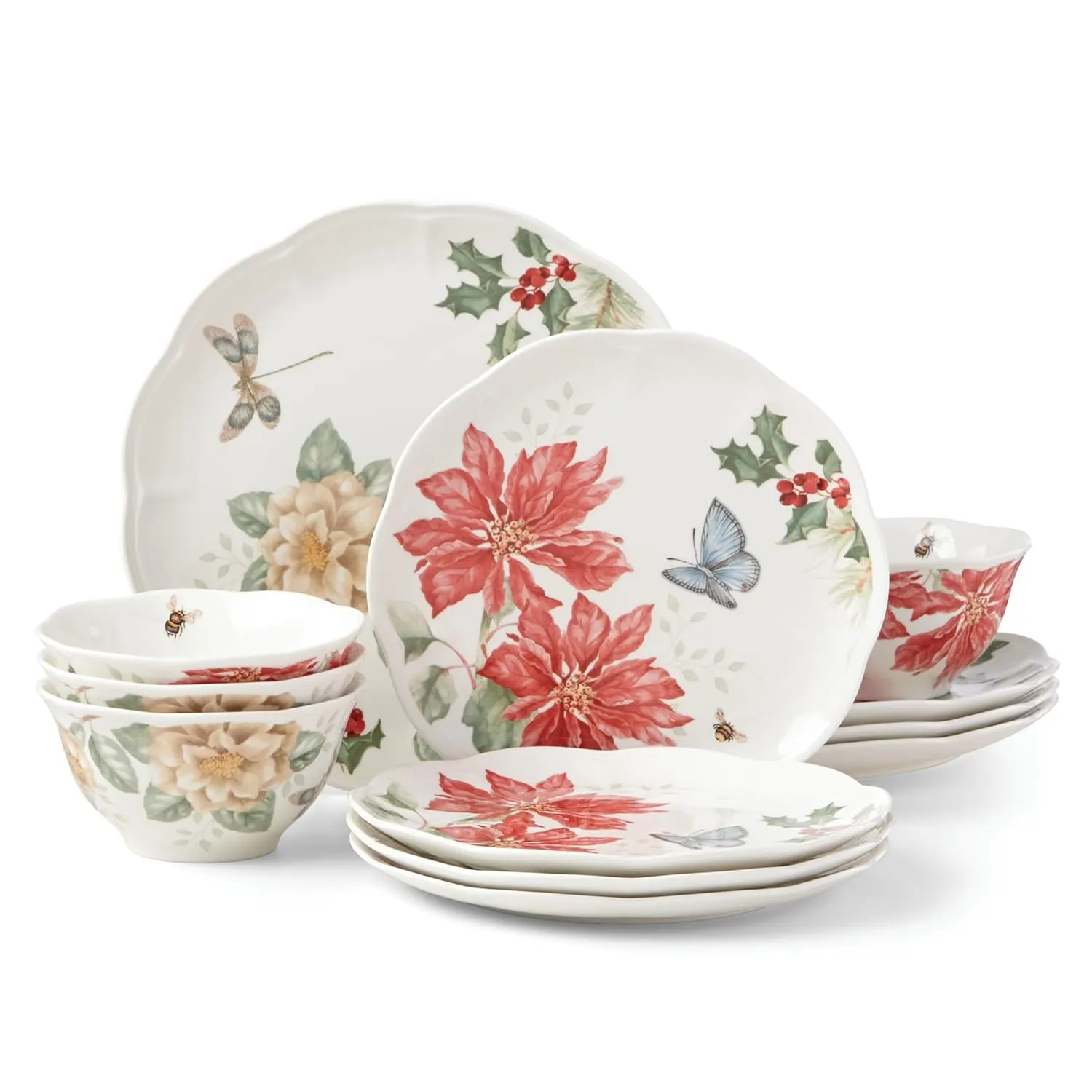 butterfly meadow holiday dinnerware 1