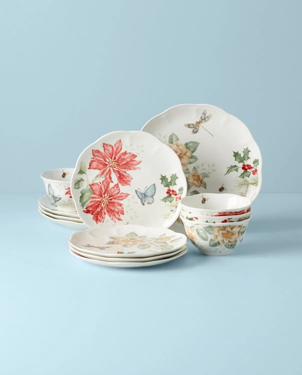 butterfly meadow holiday dinnerware 2