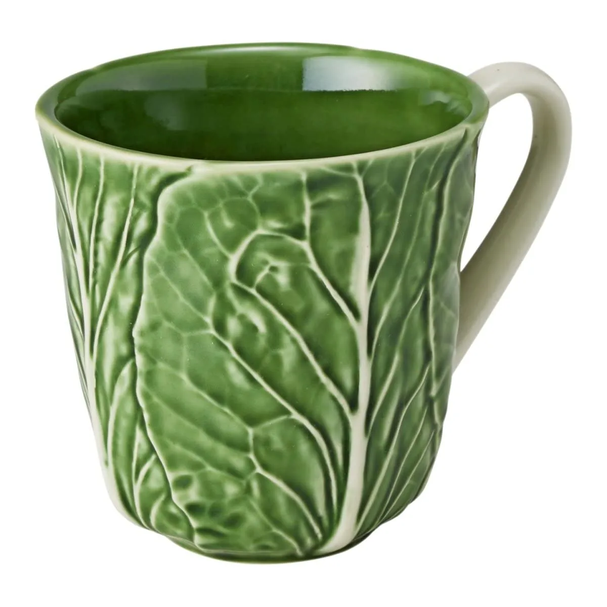 cabbage mugs green set 2