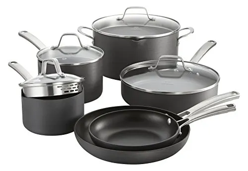 calphalon nonstick cookware 10 piece 1