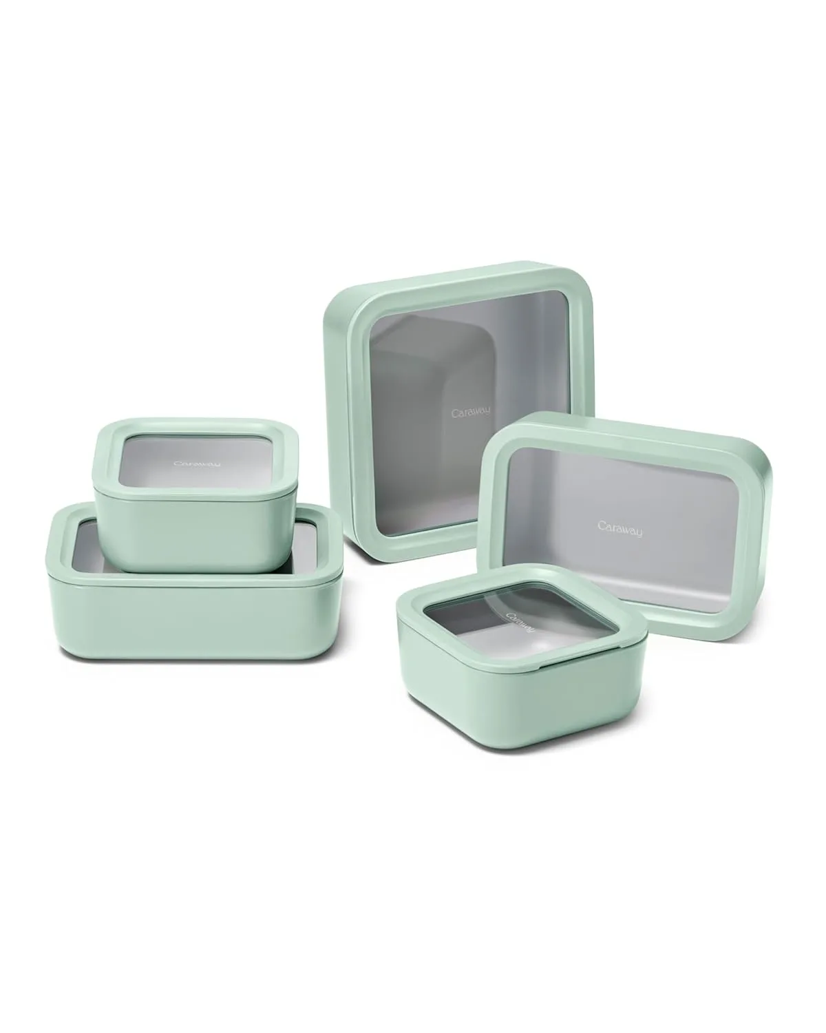 caraway glass food storage set mist 1