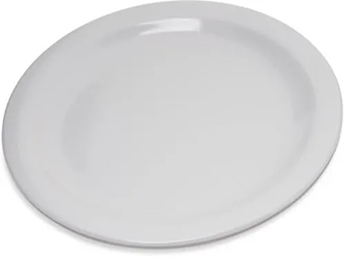 Carlisle Dallas Ware Melamine Salad Plate, 7.19", White (48-Pack)