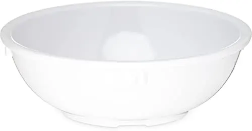Carlisle Melamine Bowl - White, 14oz