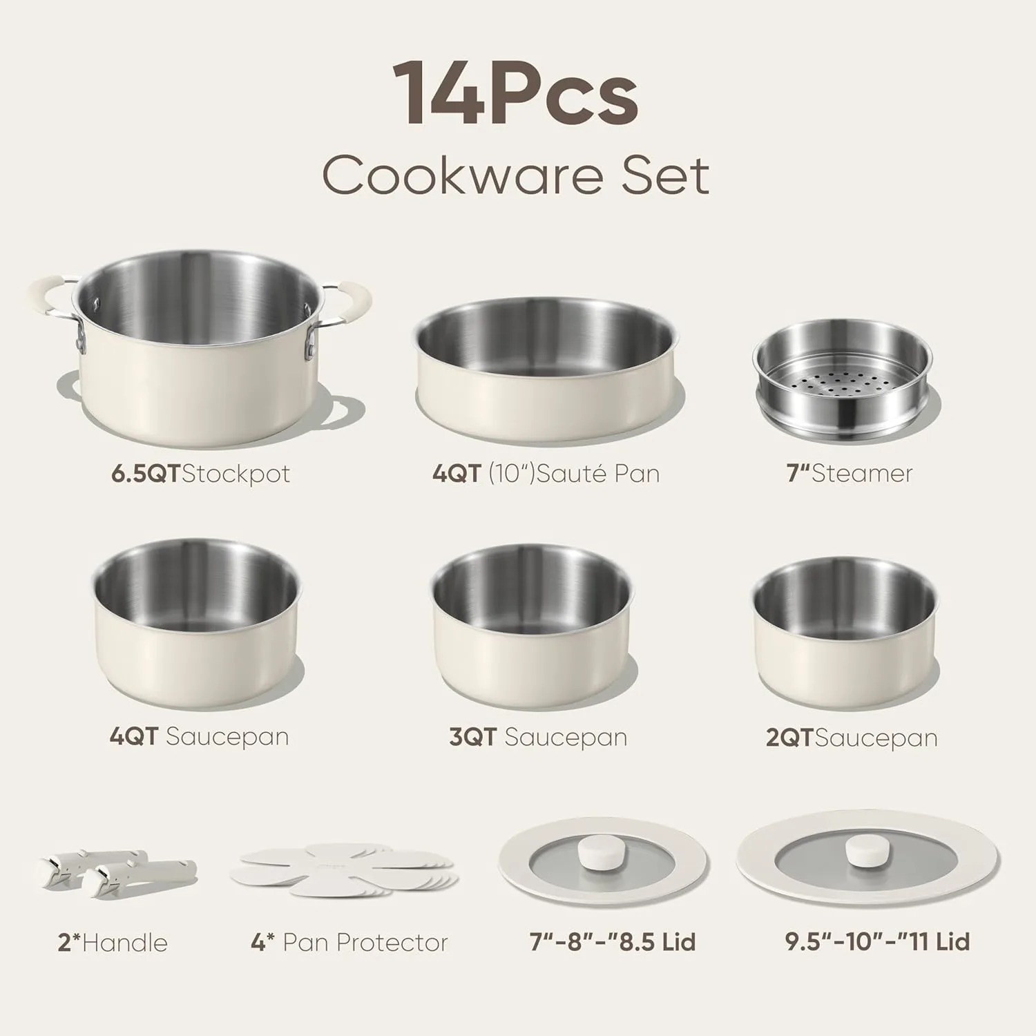 carote cookware detachable handle 2
