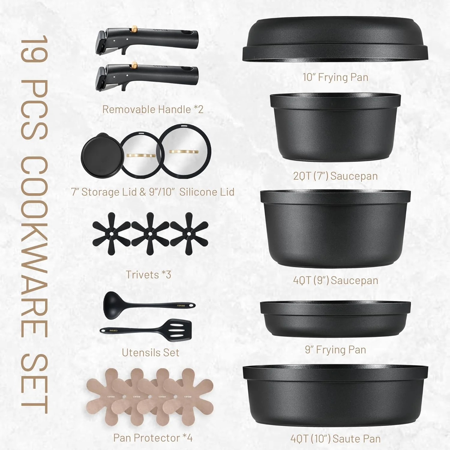 carote pots pans set 2
