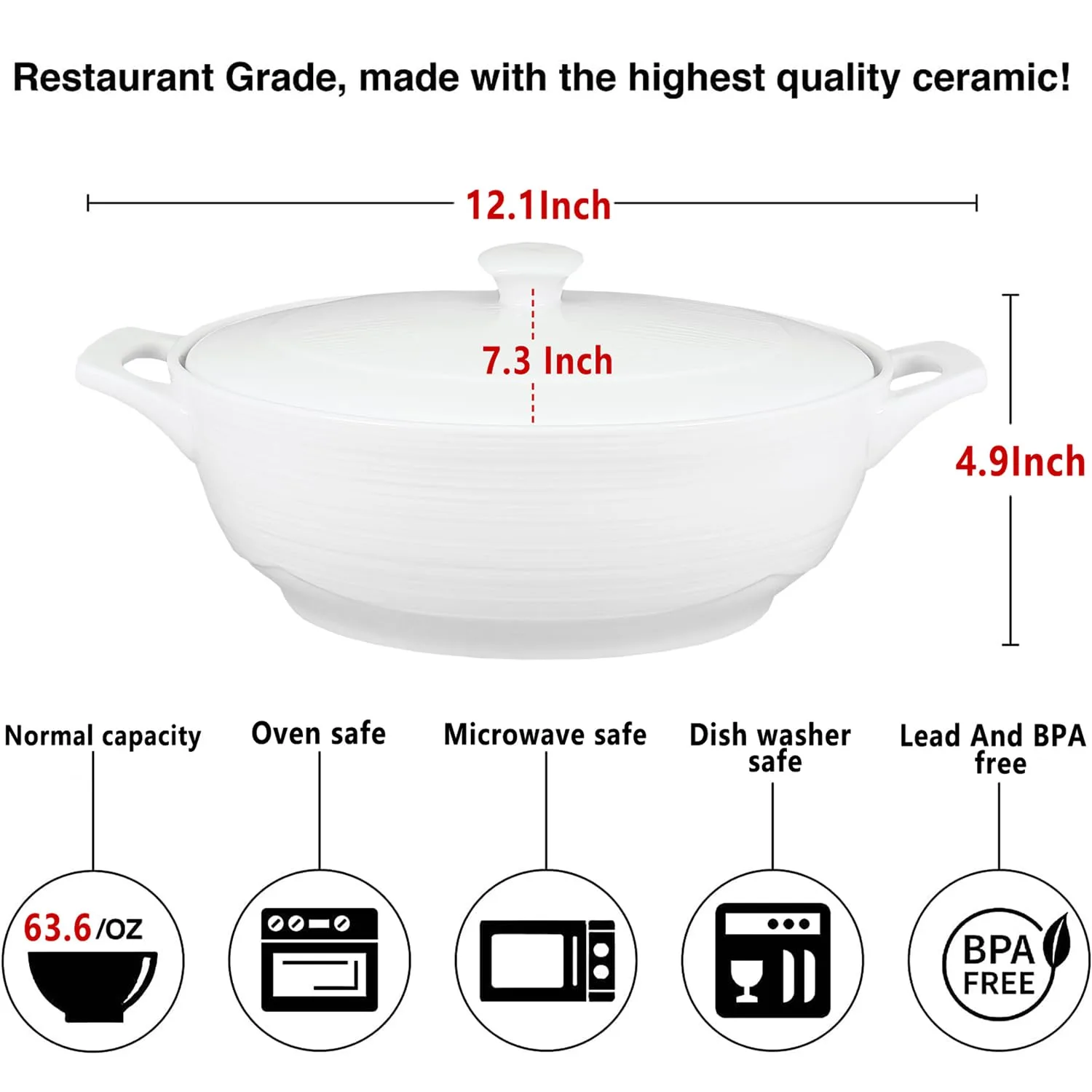 casserole dish lid white 2