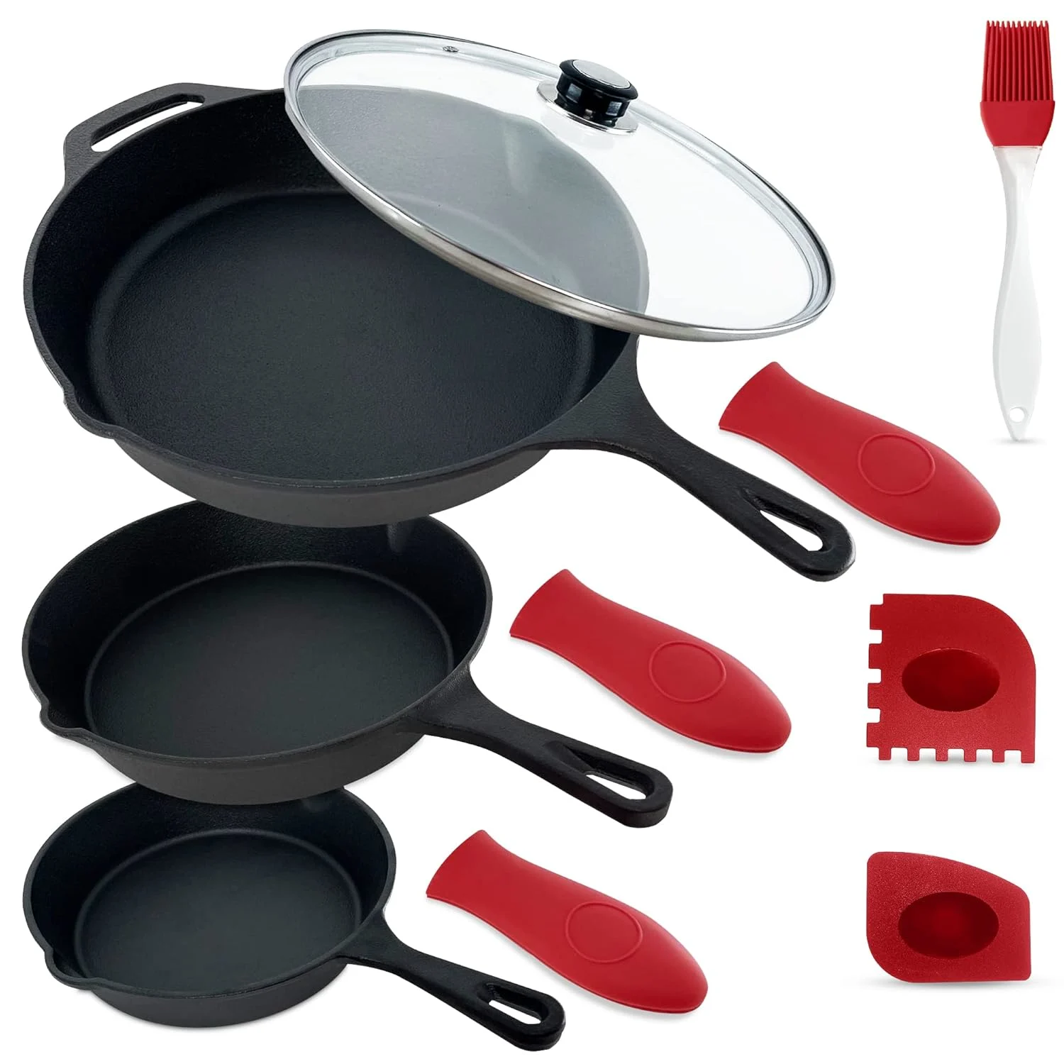 cast iron skillet set 1