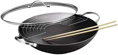 cast iron wok kon reecon jumbor 36cm 1