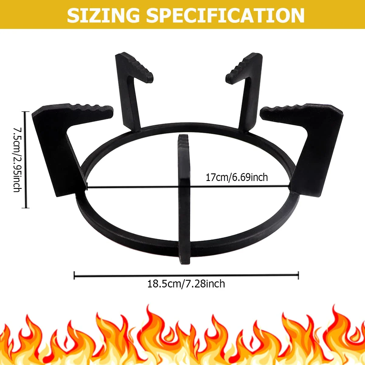 cast iron wok rack 2