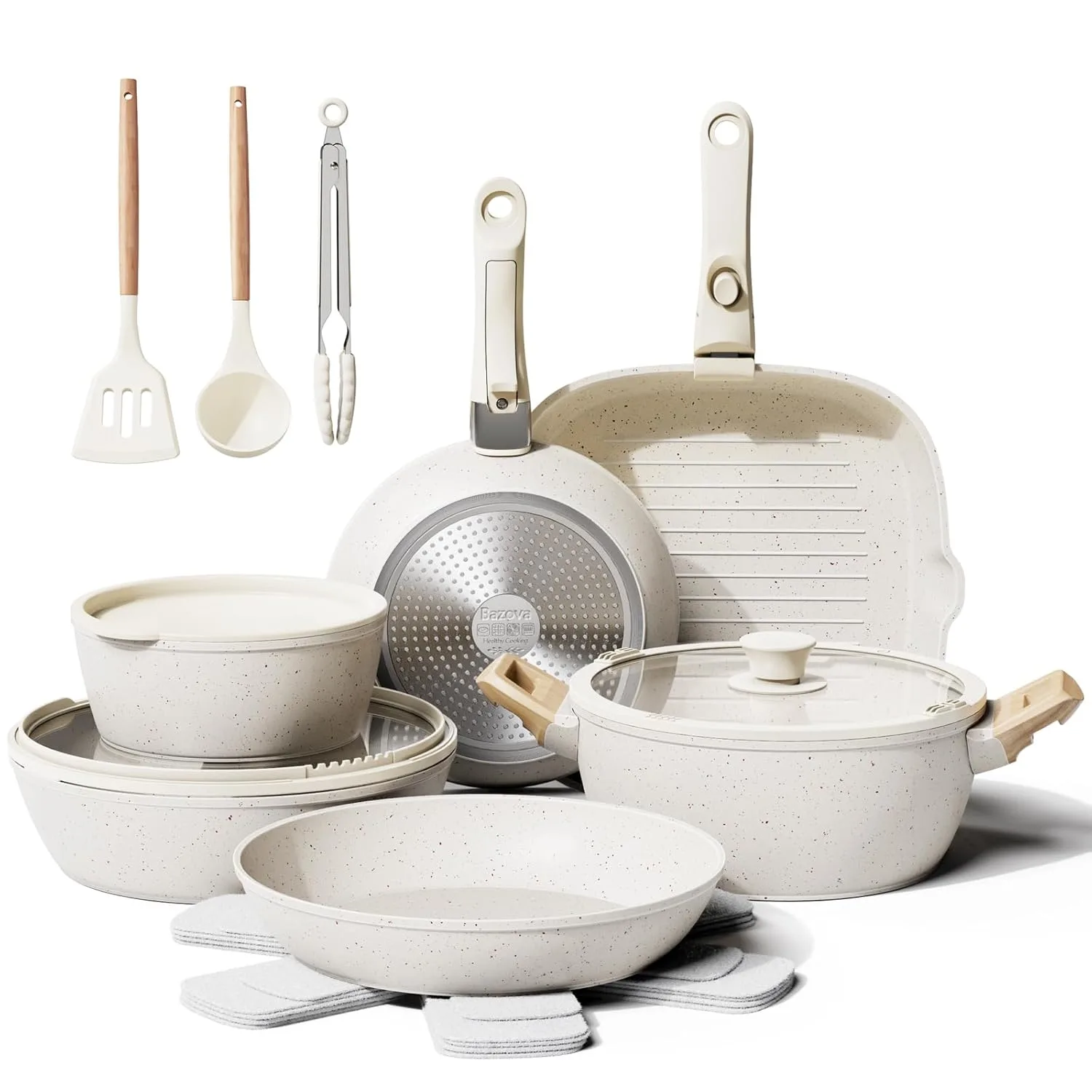 ceramic cookware set pots 1