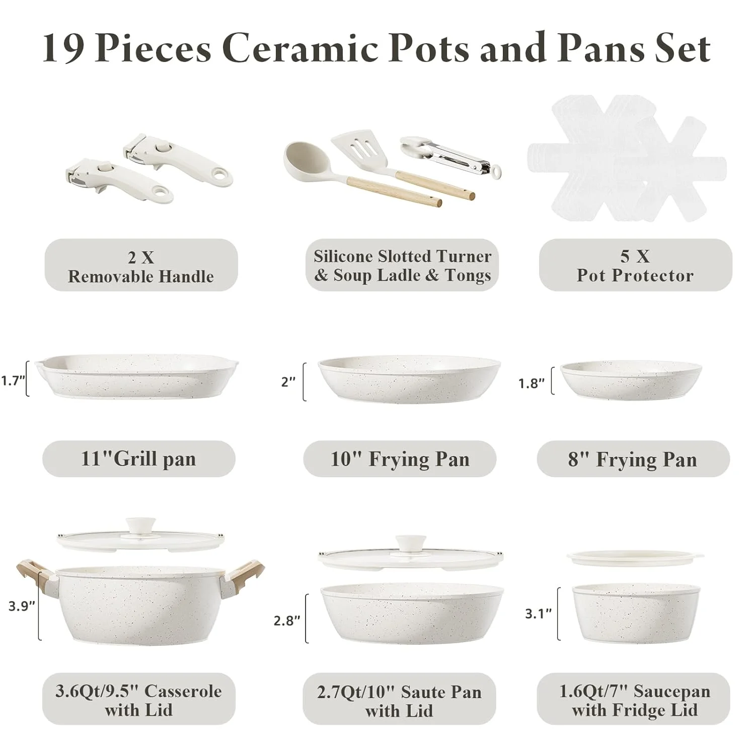 ceramic cookware set pots 2