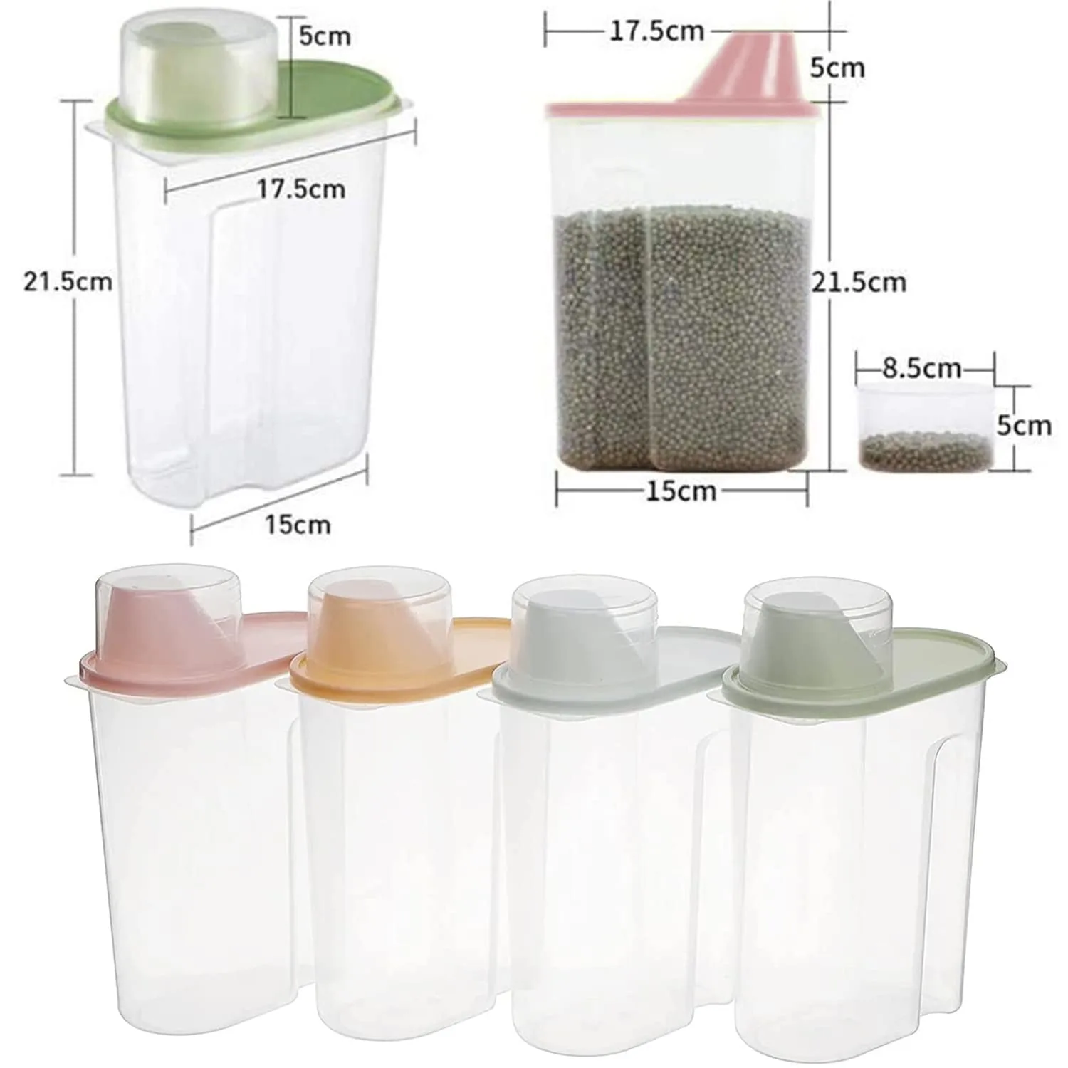cereal containers airtight food 2