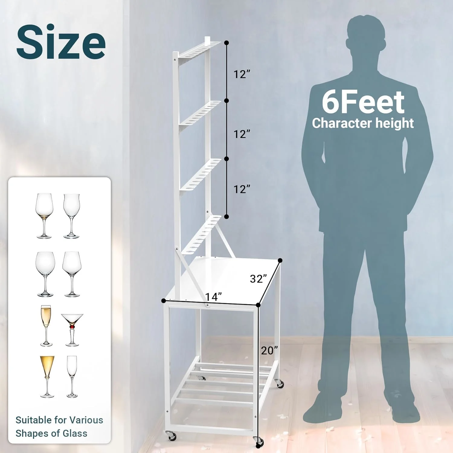 champagne wall holder party 2