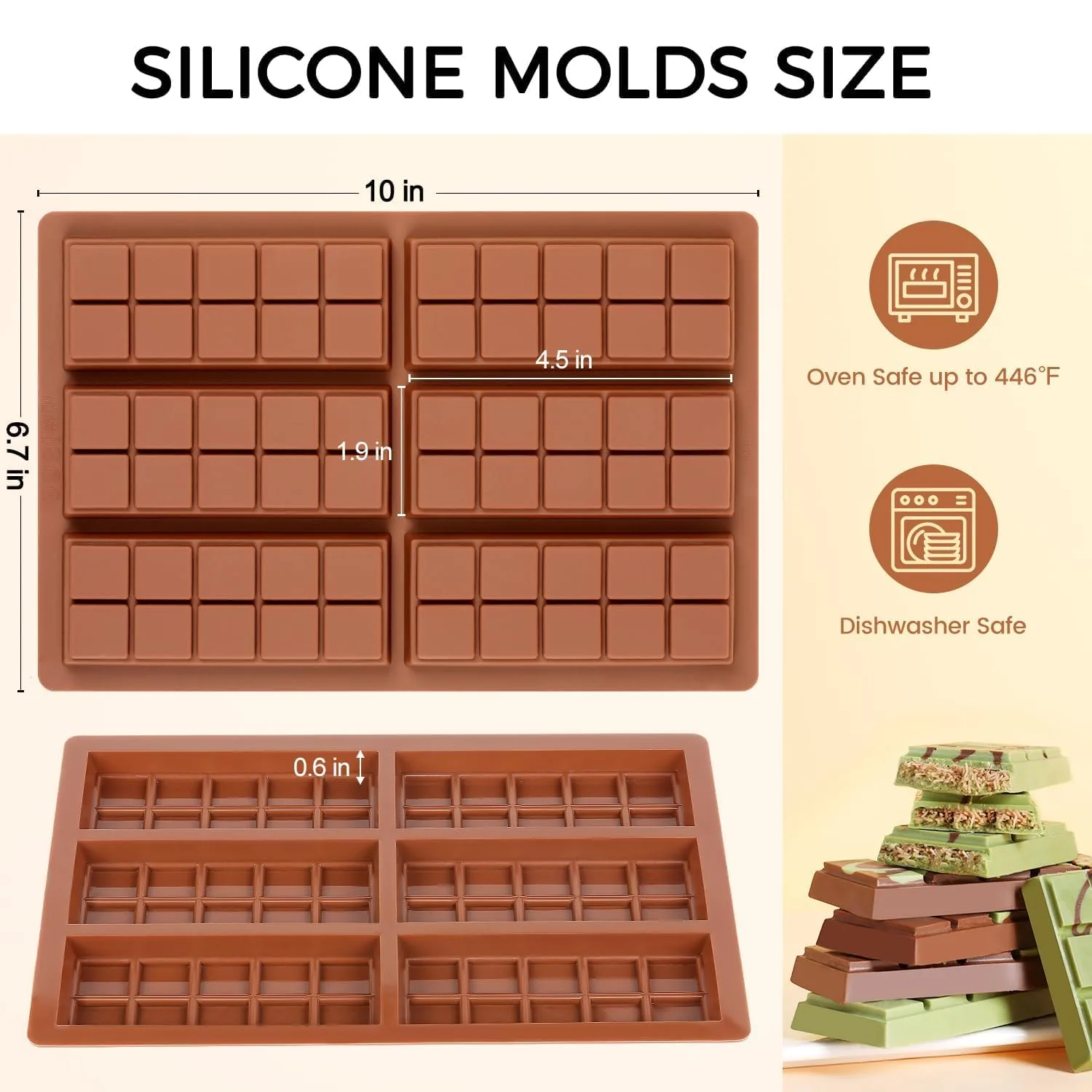 chocolate molds silicone 2