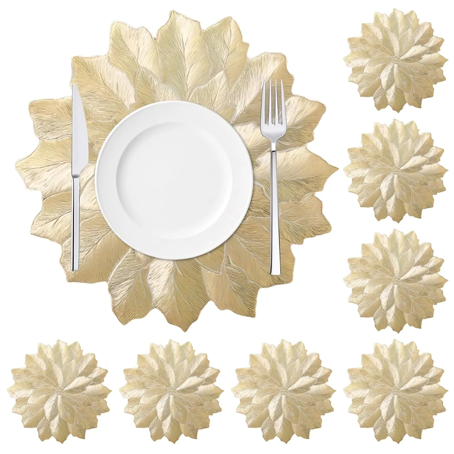 christmas placemats gold 1