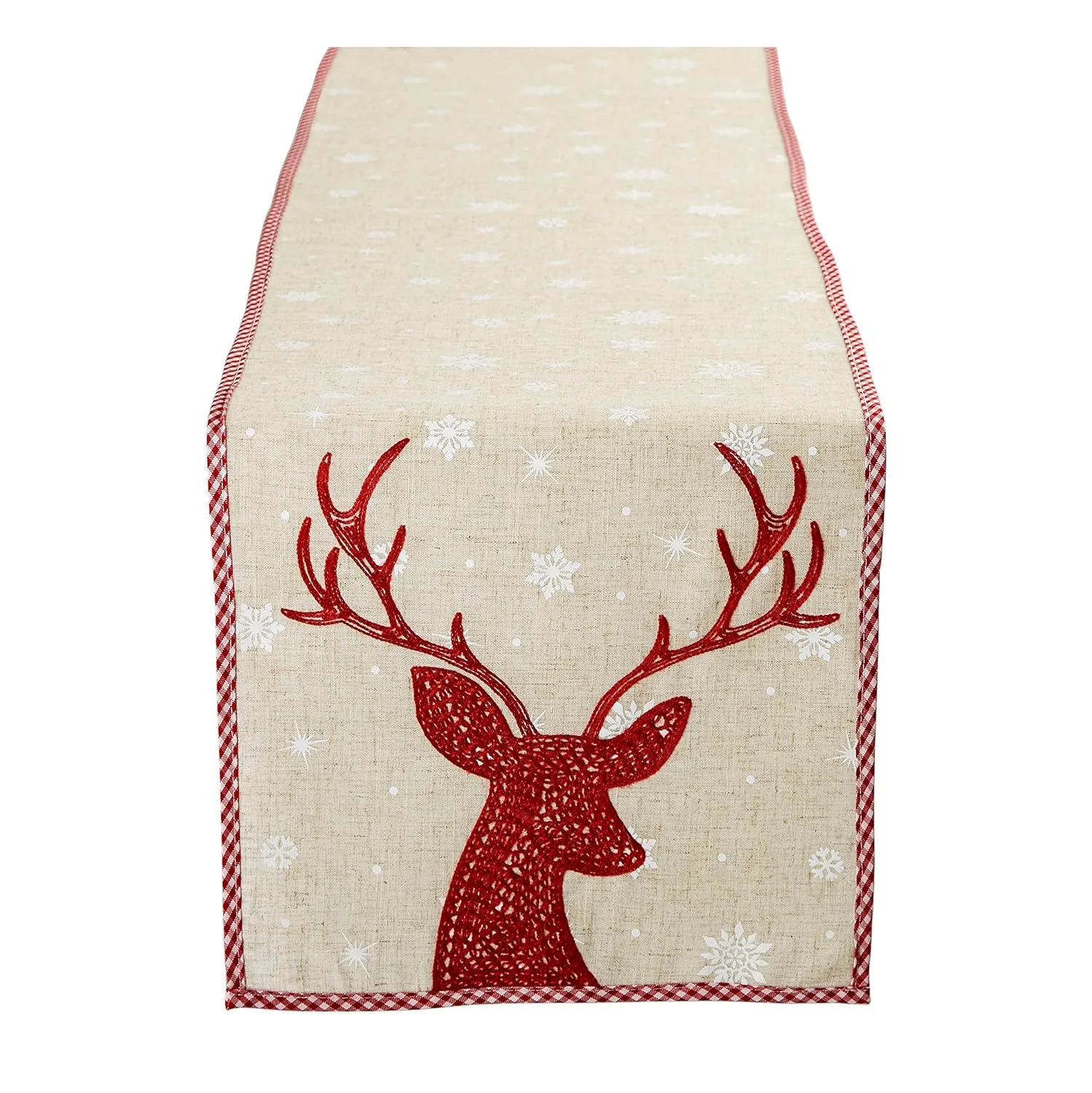 christmas table runner red 1