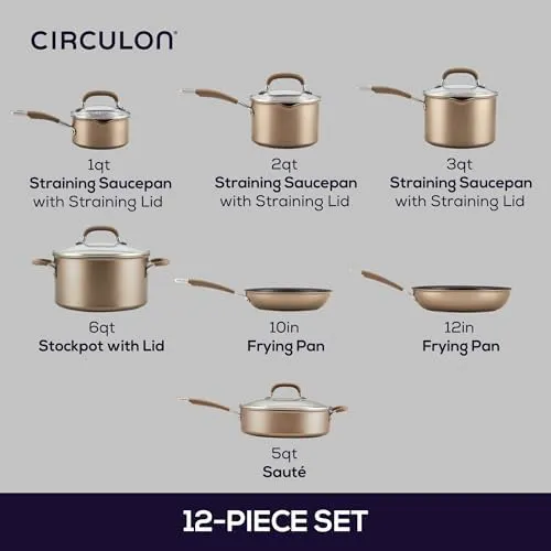 circulon cookware set bronze 2