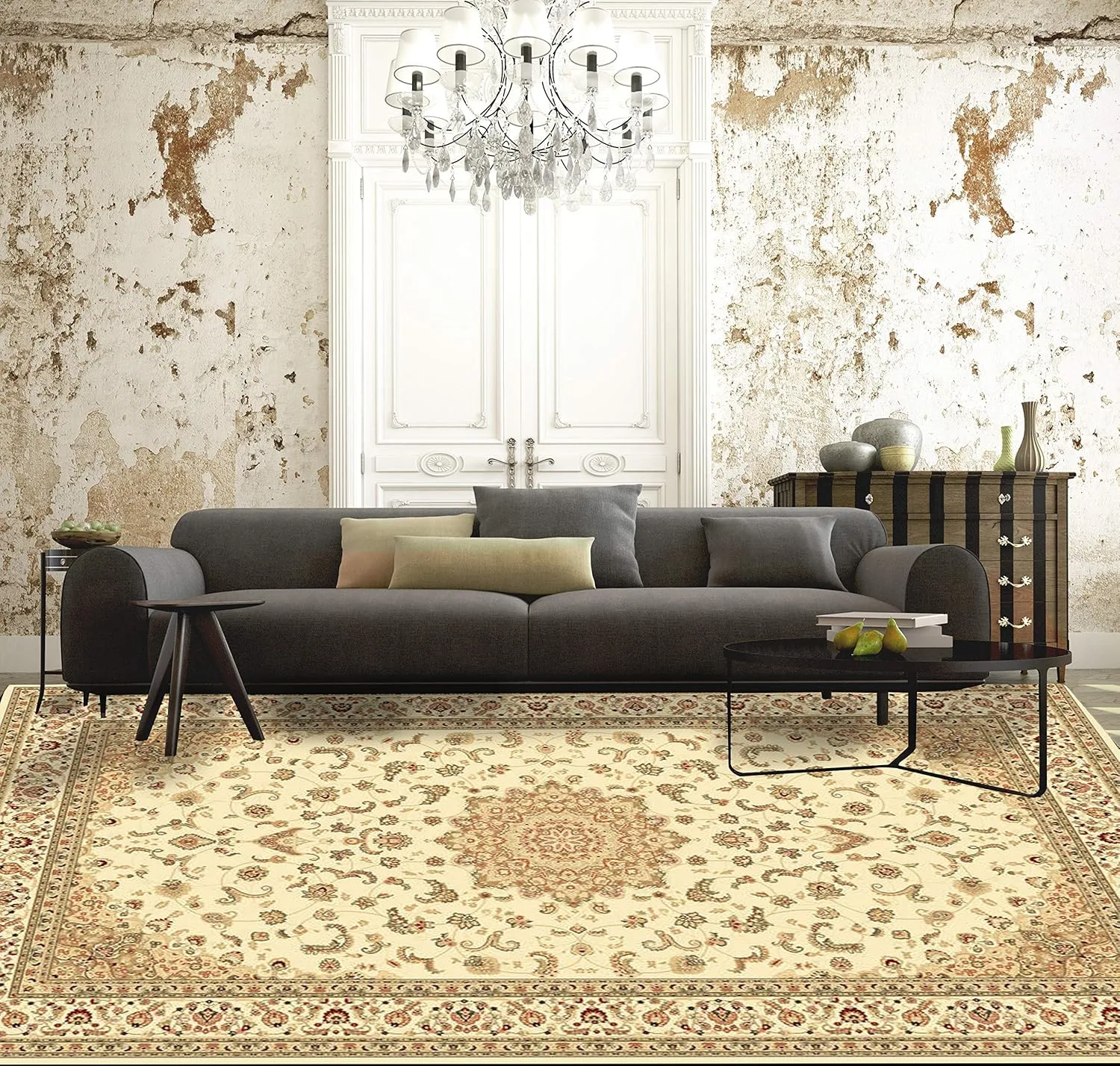 classic distressed rug 2