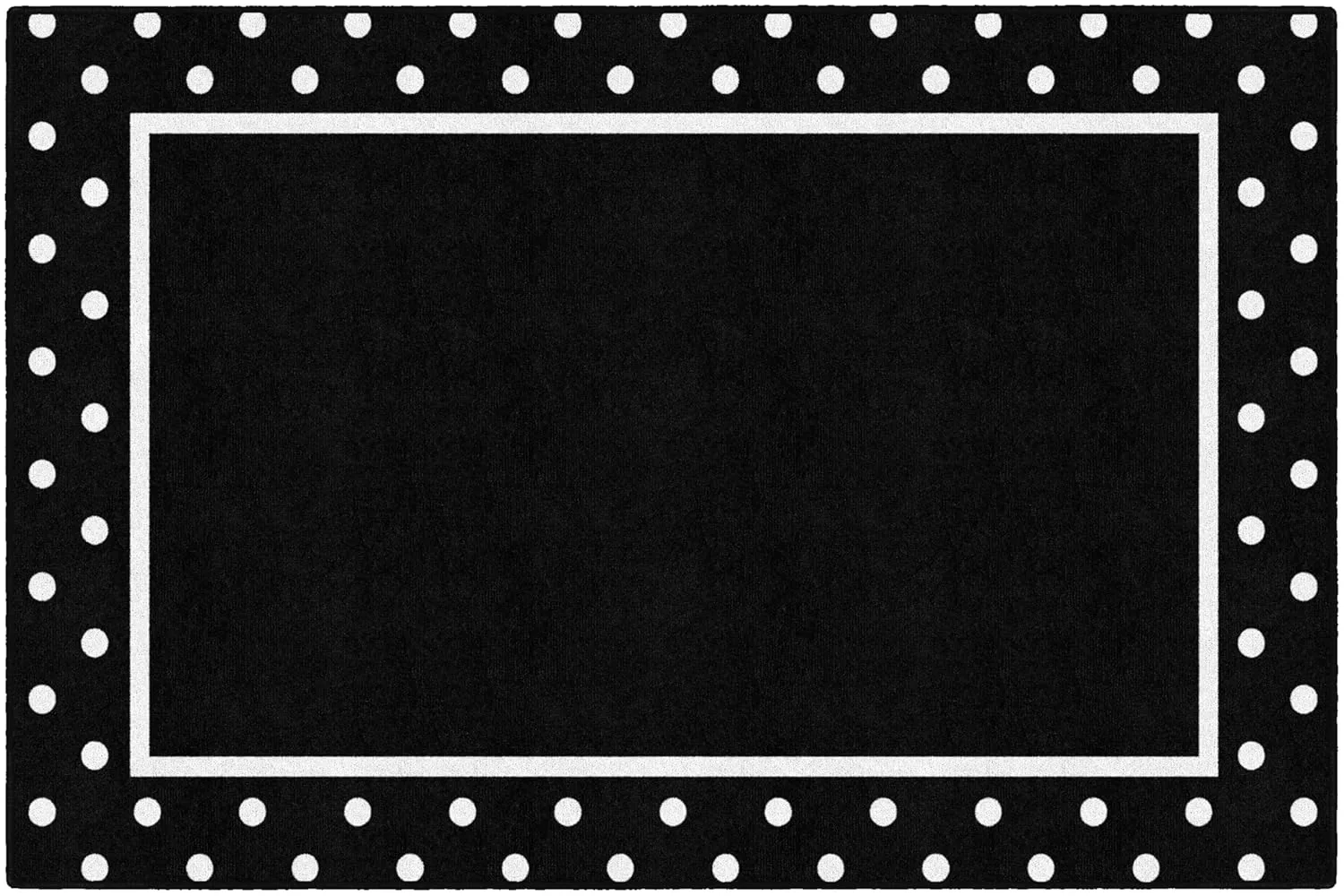 classroom rug tropical polka dot 1