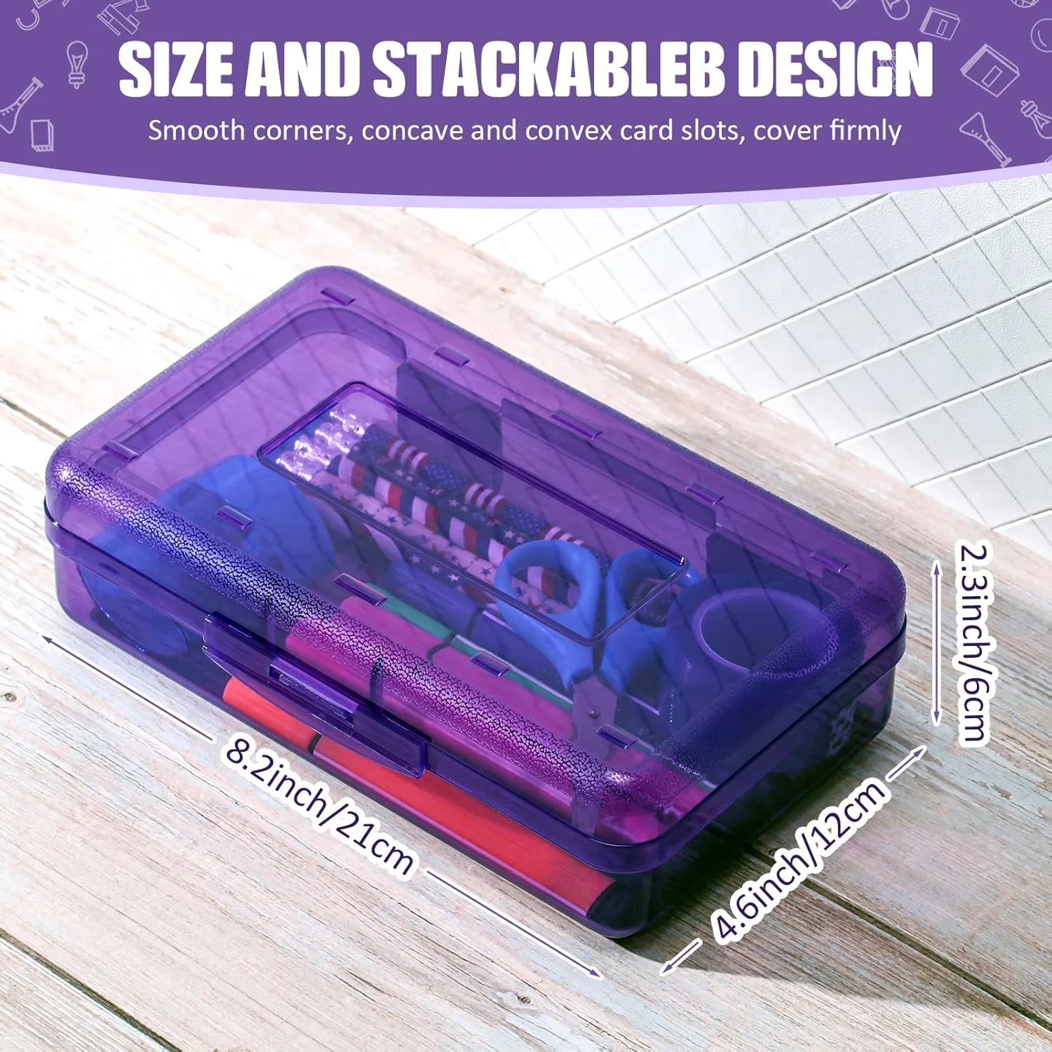 clear pencil box bulk 2