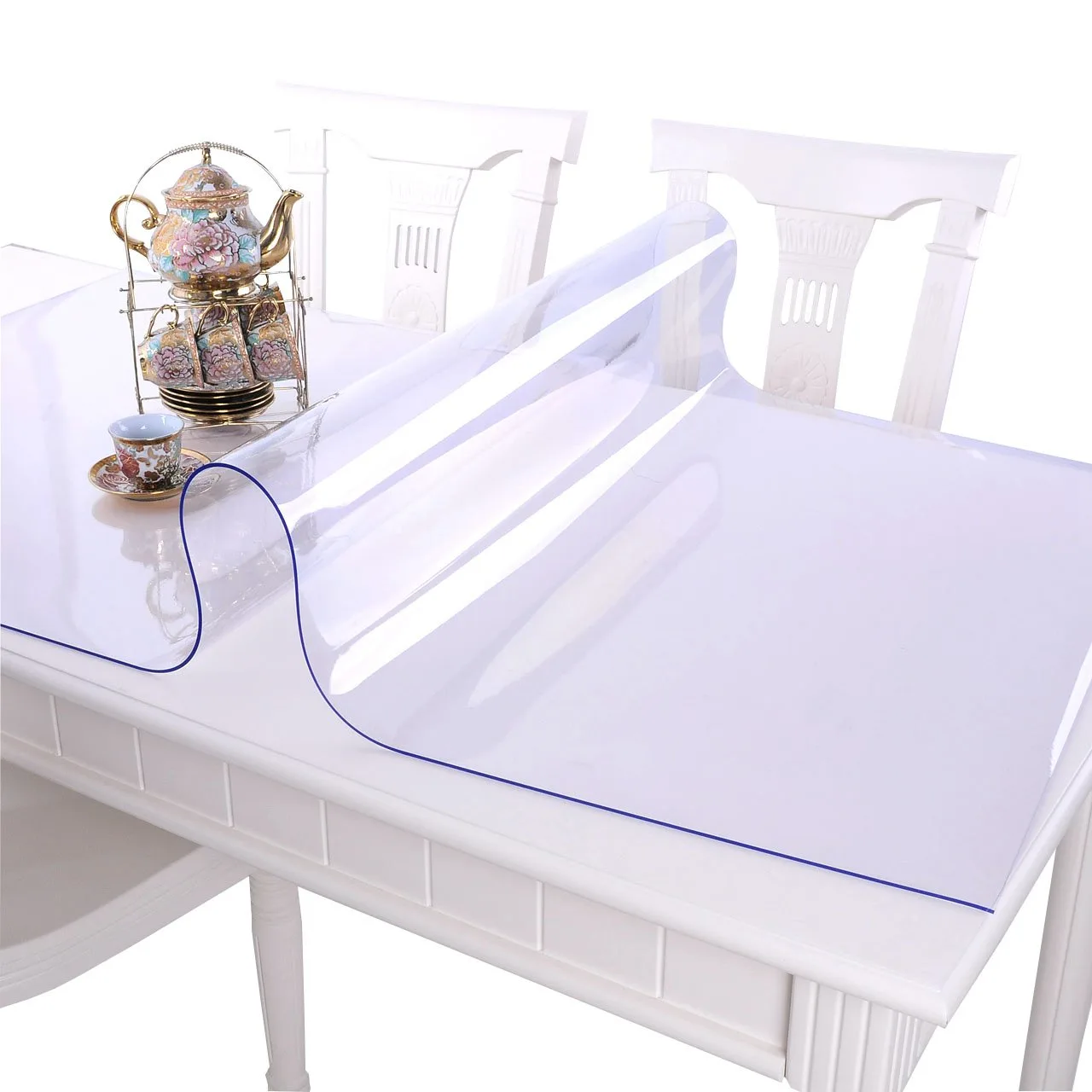 clear pvc table cover 2