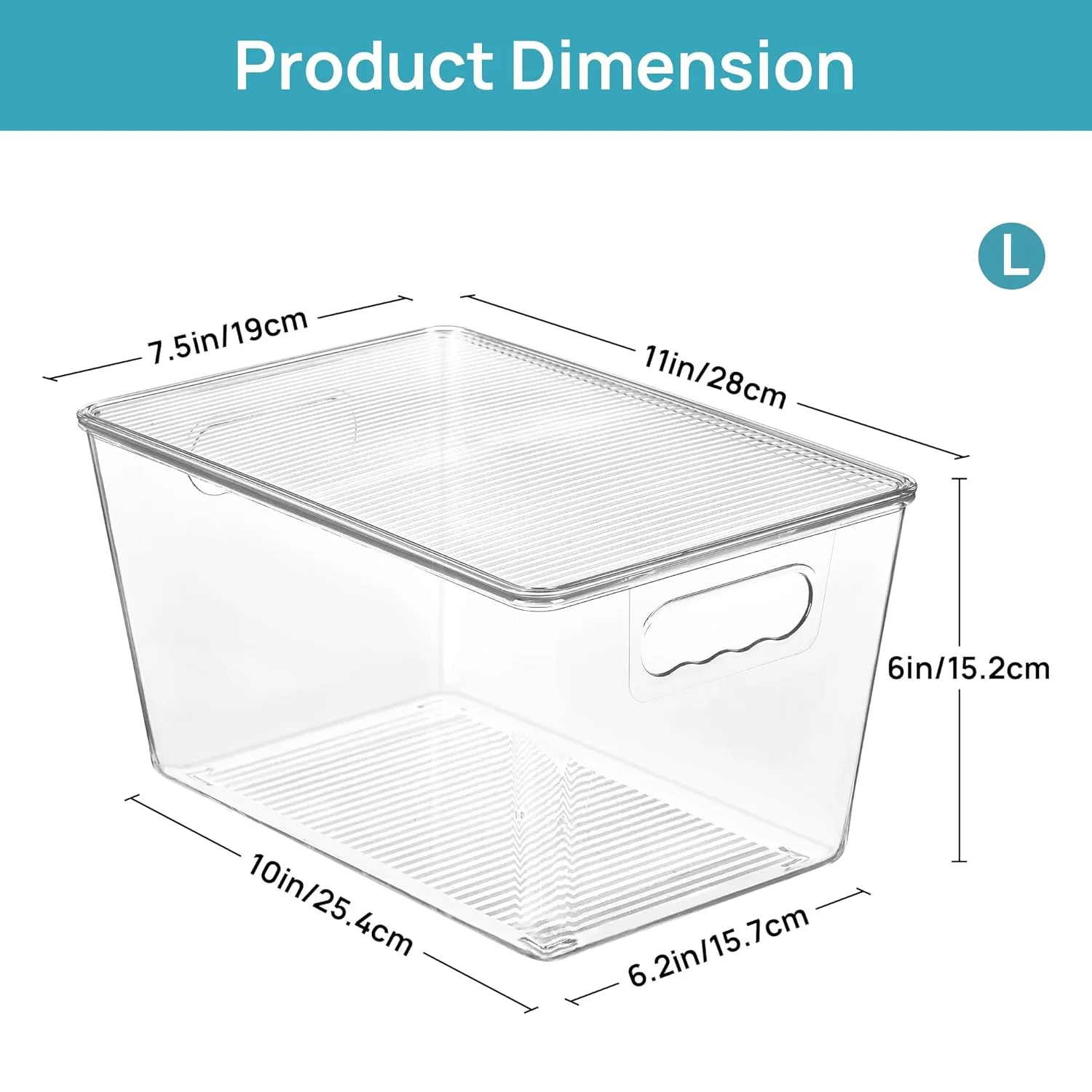 clear stackable storage bins 2