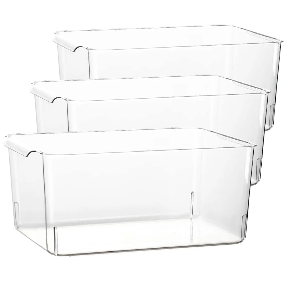 clear storage bins 1