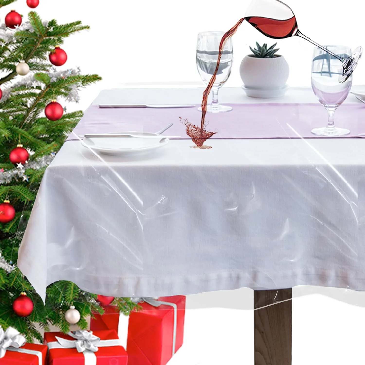 clear vinyl table protector 1