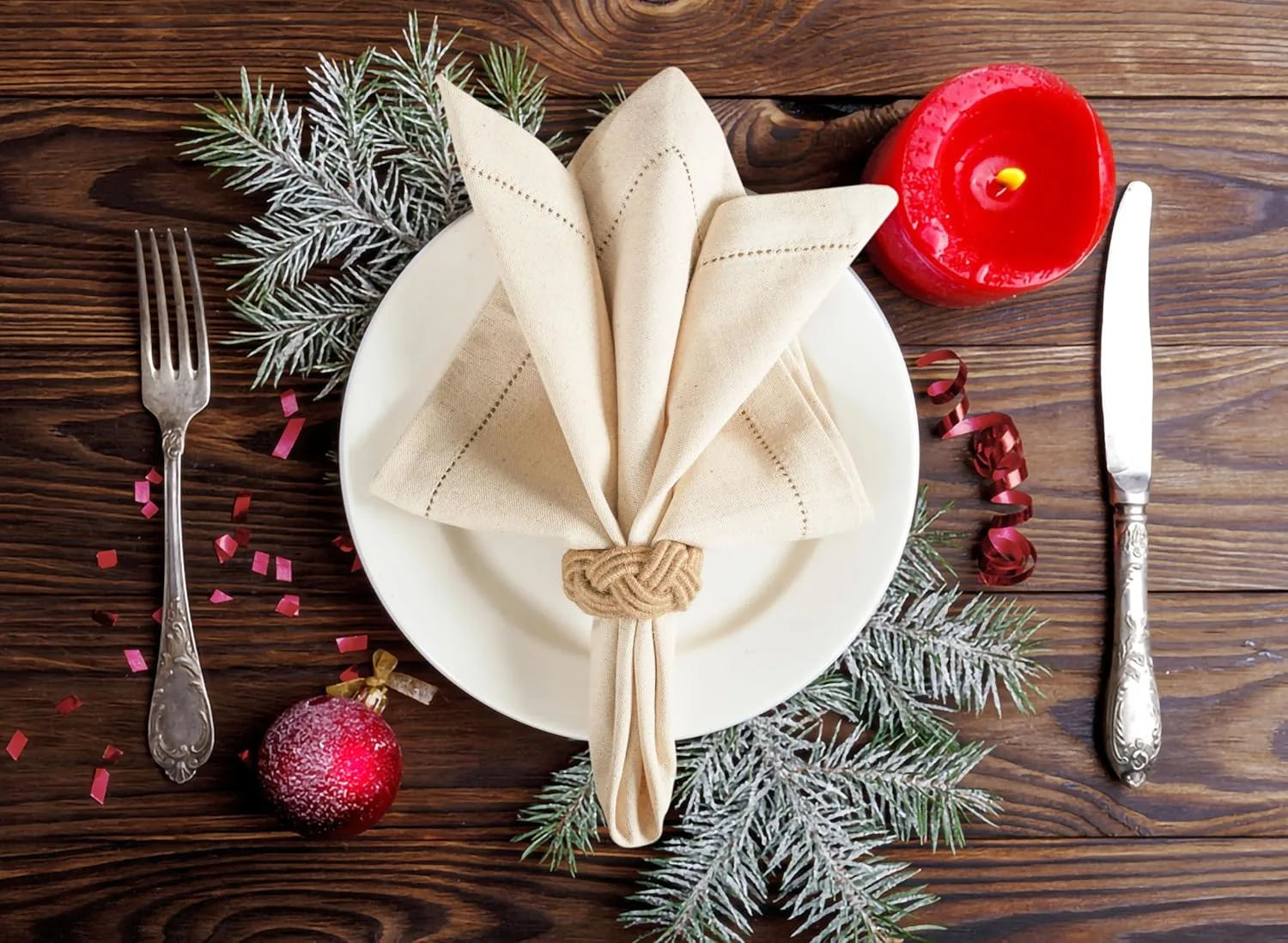 cloth dinner napkins flax 2