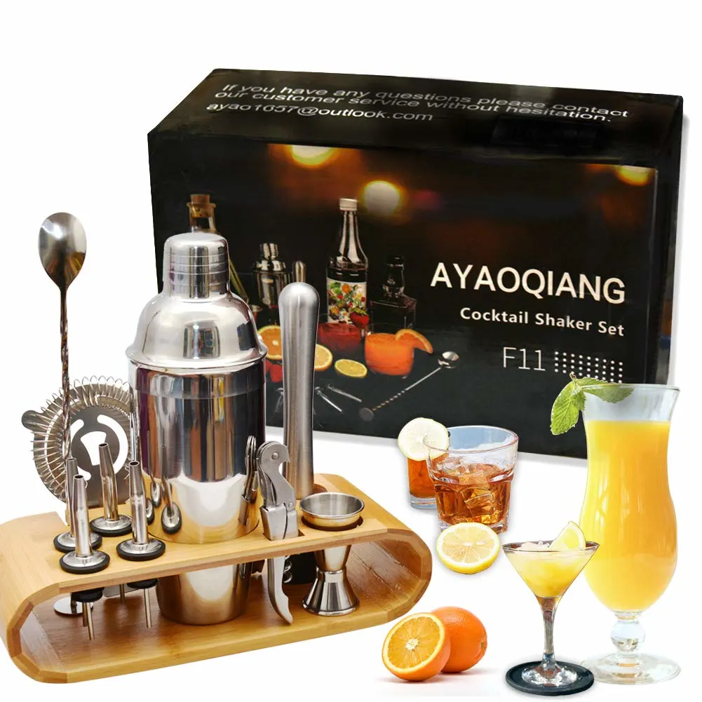 cocktail shaker bartender kit 1