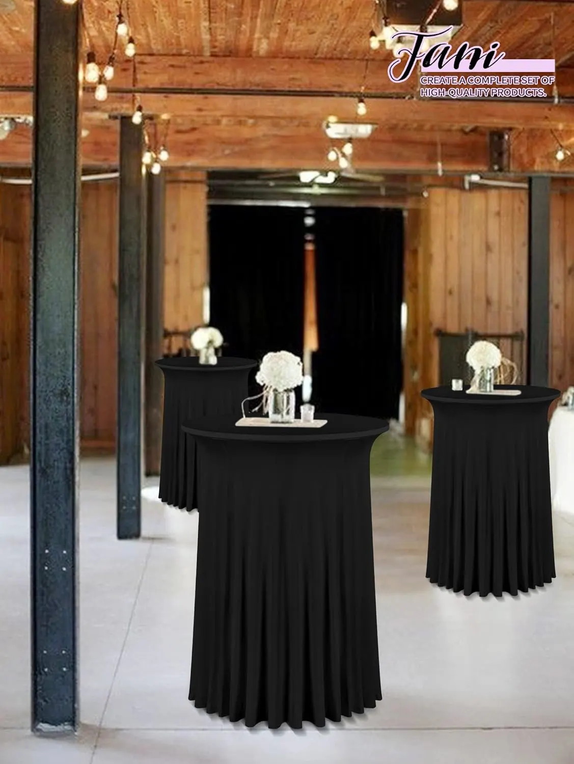cocktail table skirt spandex 2