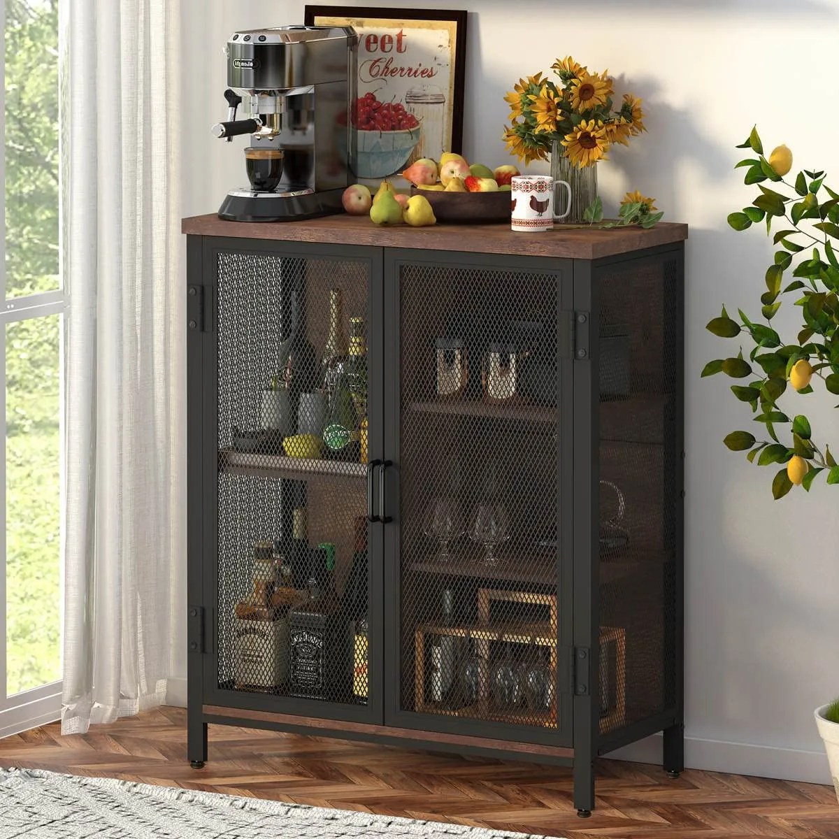 coffee bar cabinet 1