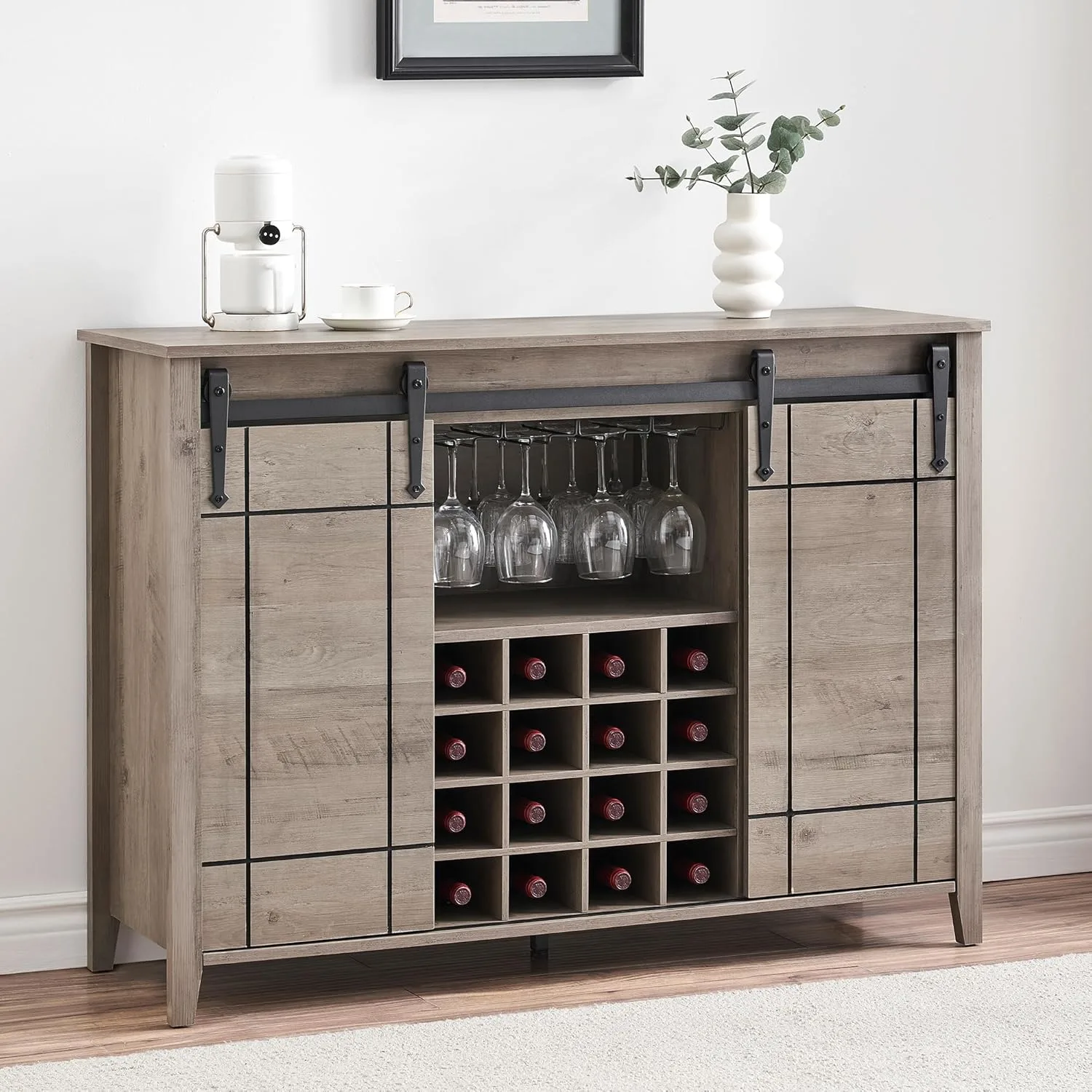 coffee bar cabinet wine 1