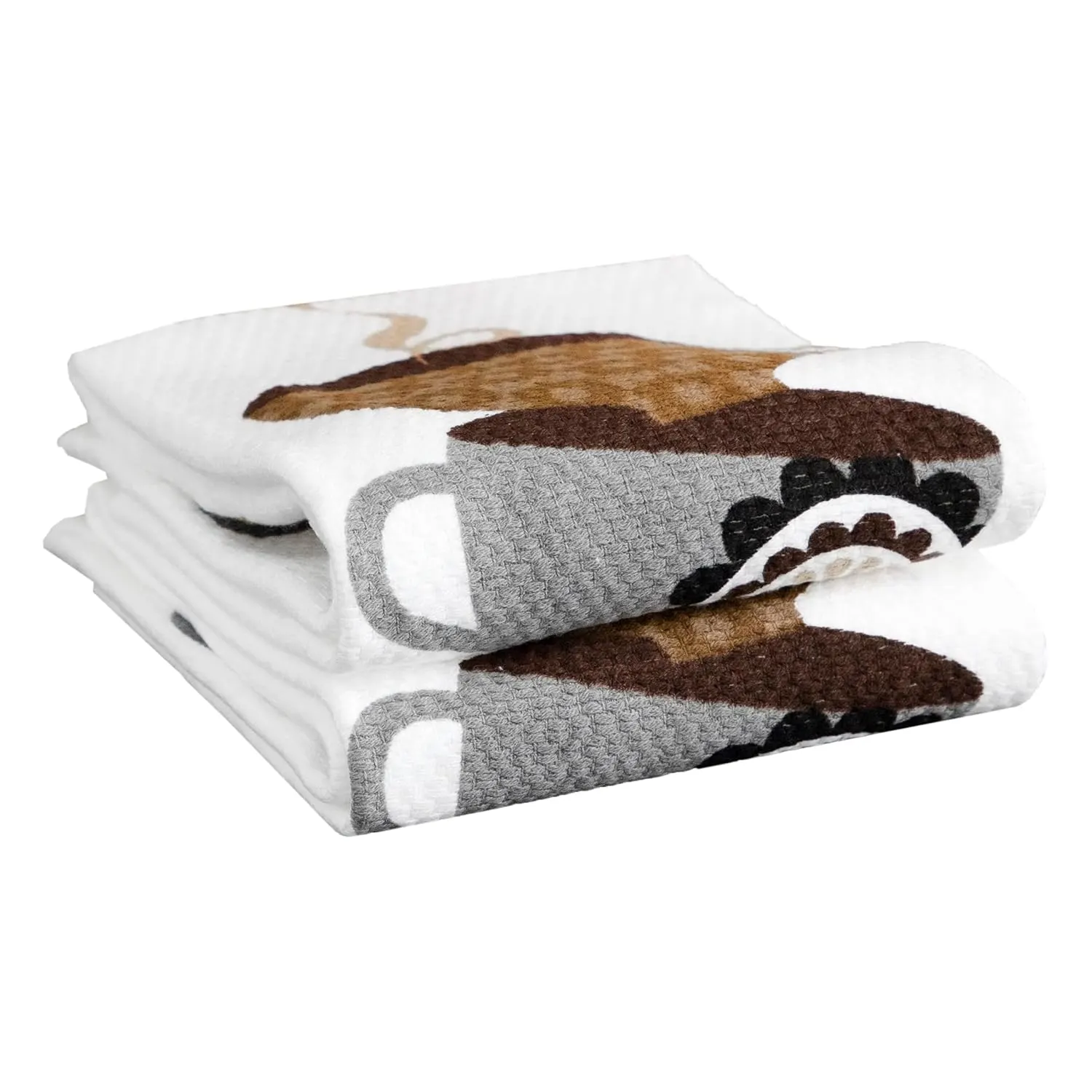 coffee cup dish towels 1