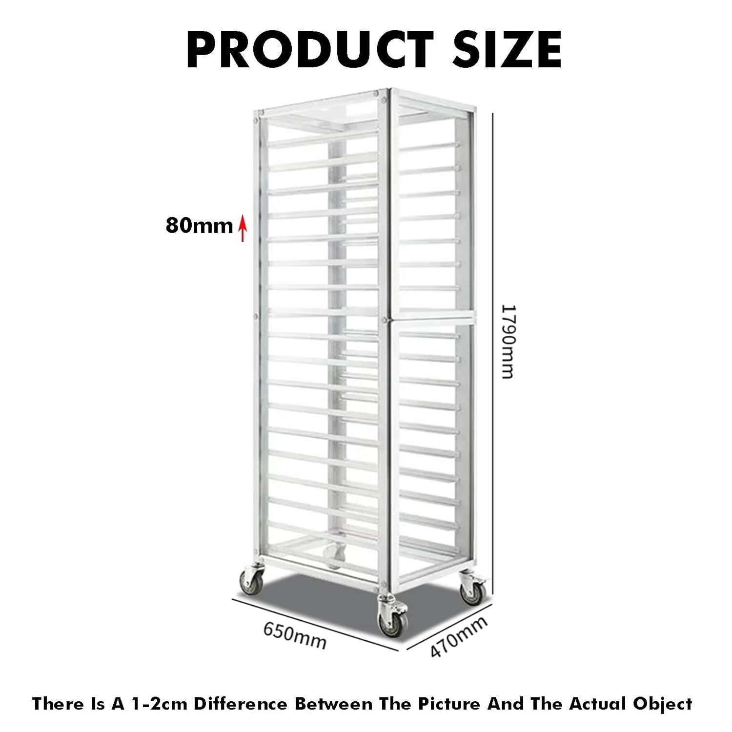 commercial bun pan rack wheels 2