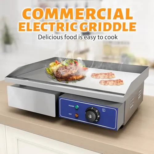 commercial electric griddle stainless 2