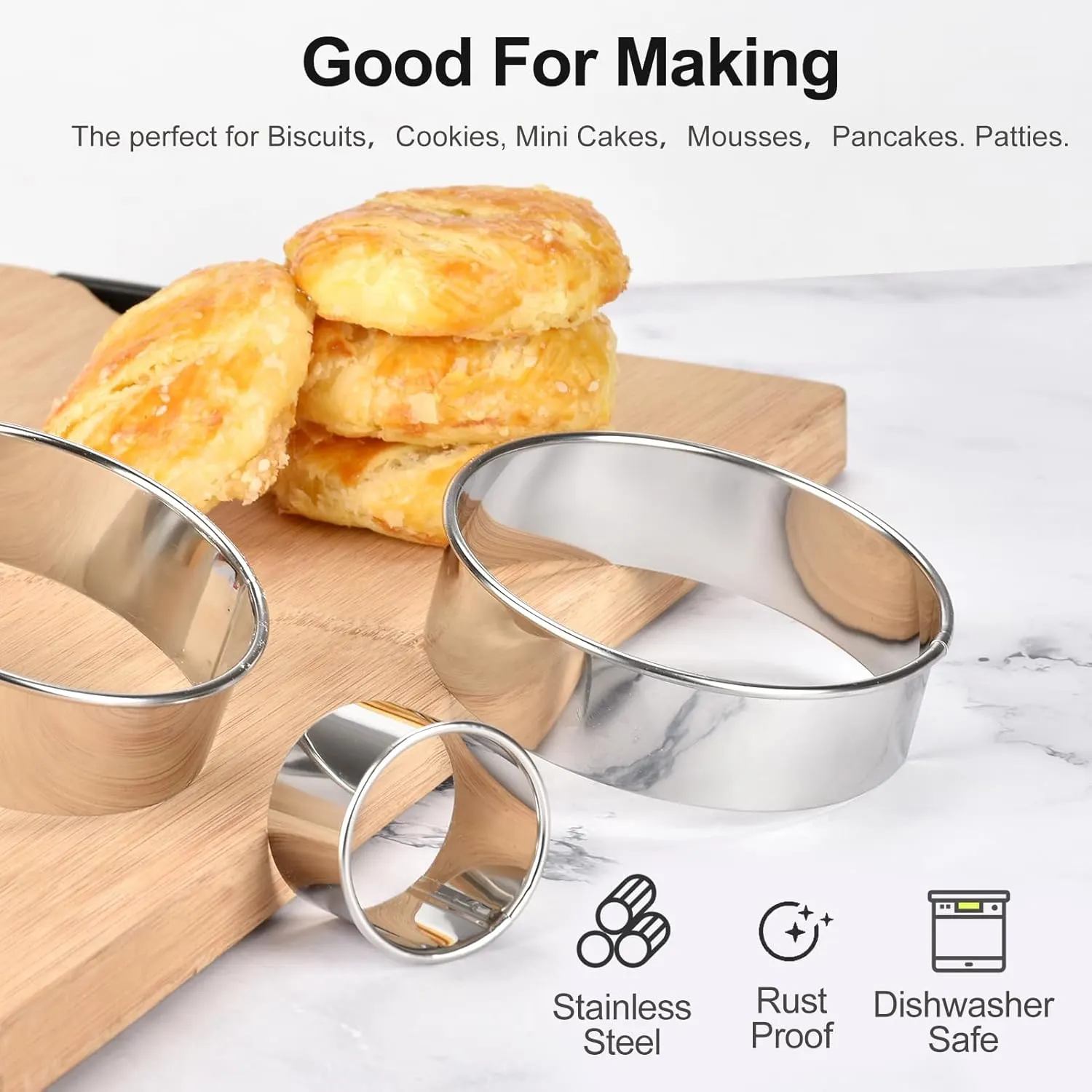 cookie cutter round stainless 2