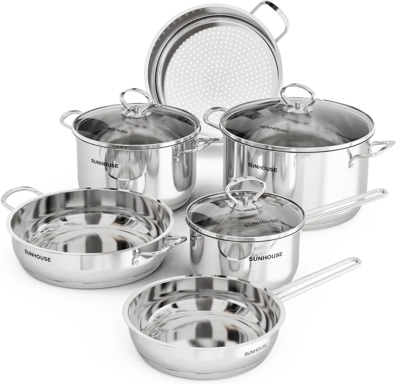 cookware stainless steel pots 1