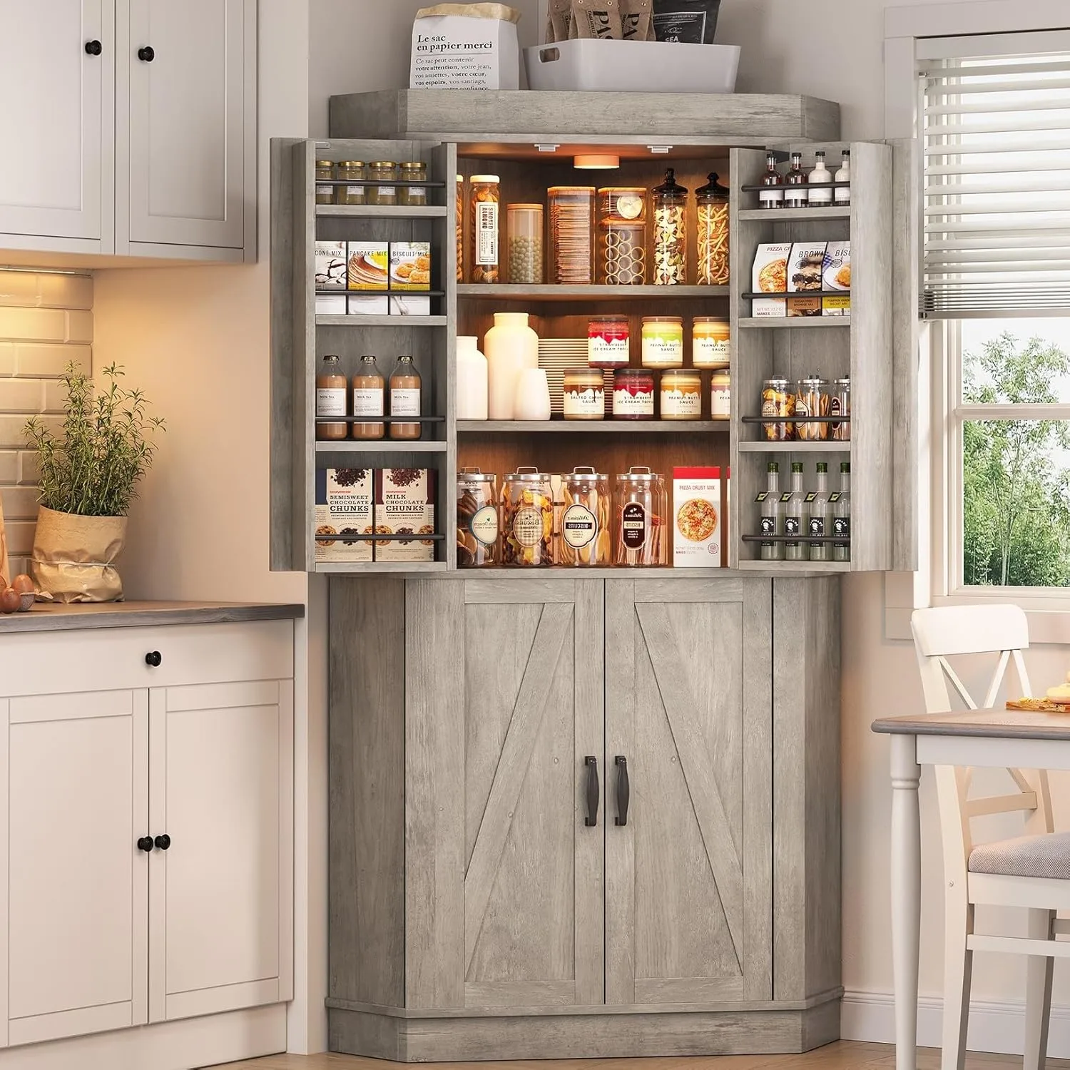 corner kitchen pantry 1