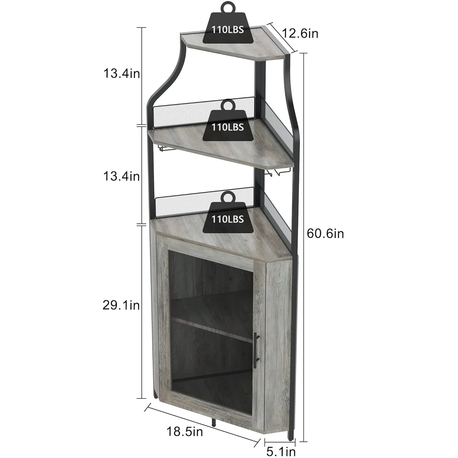 corner wine bar cabinet 2