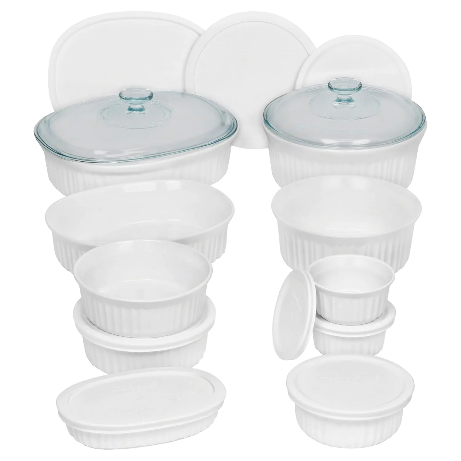 corningware bakeware set french white 1